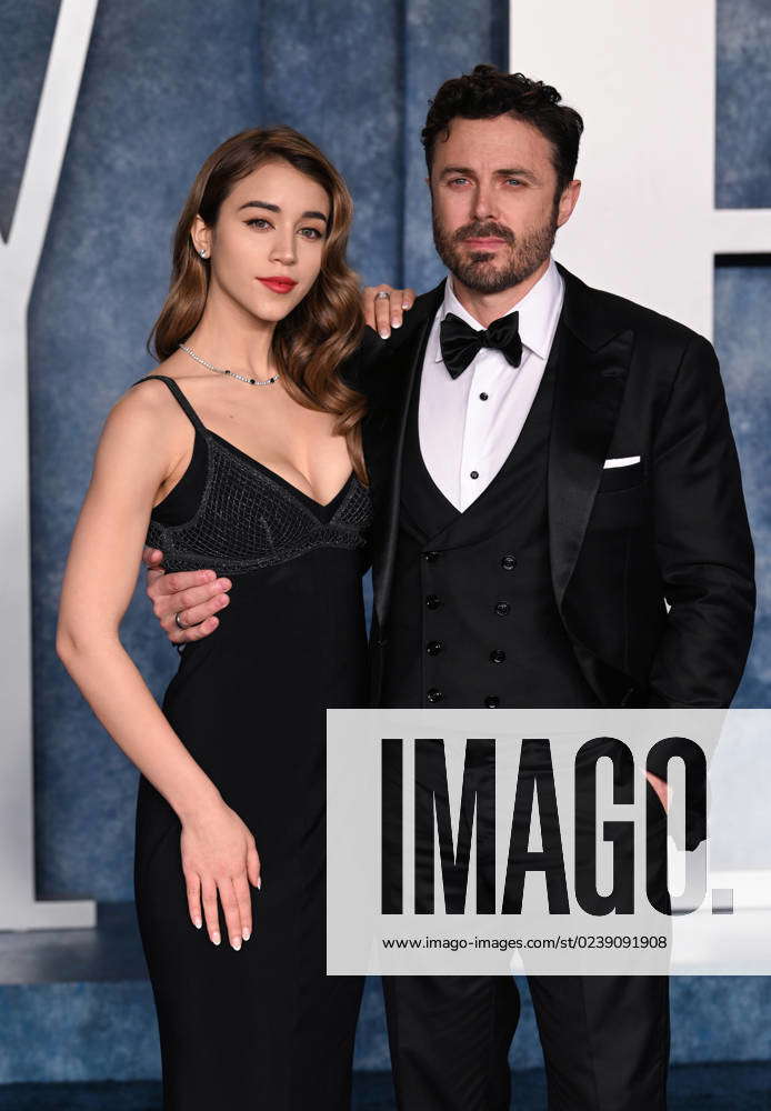 Vanity Fair Oscar Party 2023 Casey Affleck and Caylee Cowan arriving at