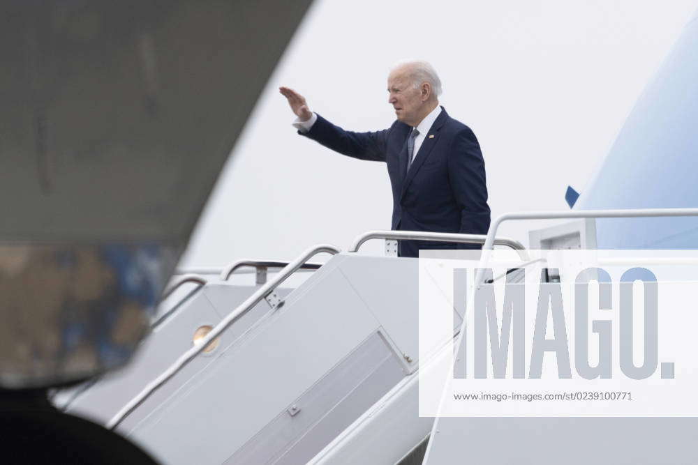 United States President Joe Biden Boards Air Force One At Joint Base ...