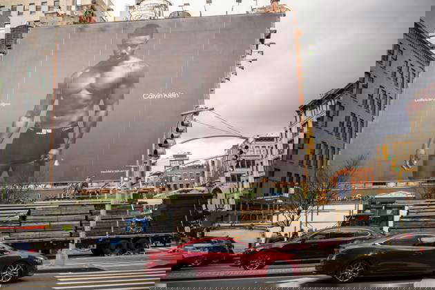 Calvin klein billboard sales