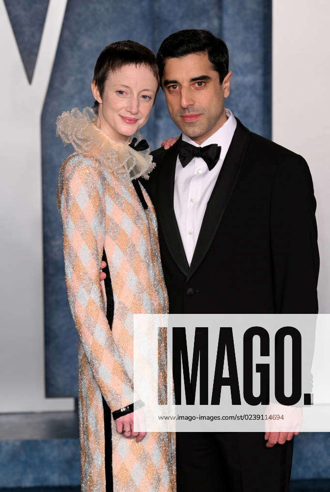 Vanity Fair Oscar Party 2023 Andrea Riseborough and Karim Saleh