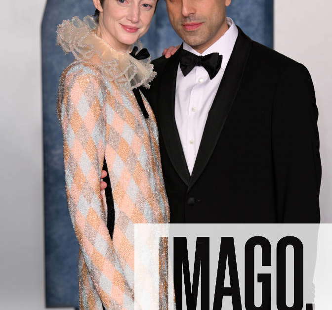 Vanity Fair Oscar Party 2023 Andrea Riseborough and Karim Saleh