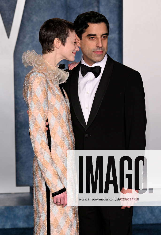 Vanity Fair Oscar Party 2023 Andrea Riseborough and Karim Saleh