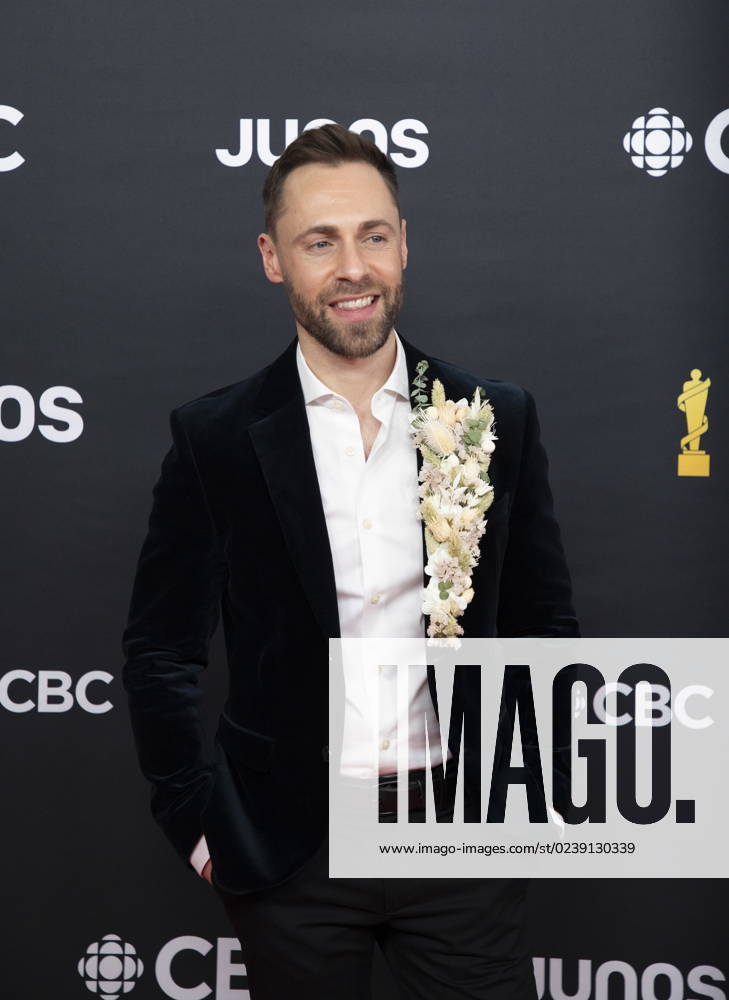 March 13, 2023, EDMONTON, AB, CANADA Francois Klark arrives on the red