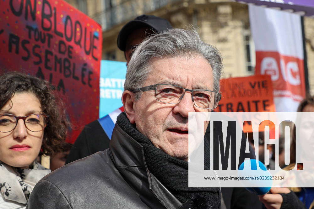 March 11, 2023, Marseille, France: The leader of the party La France ...