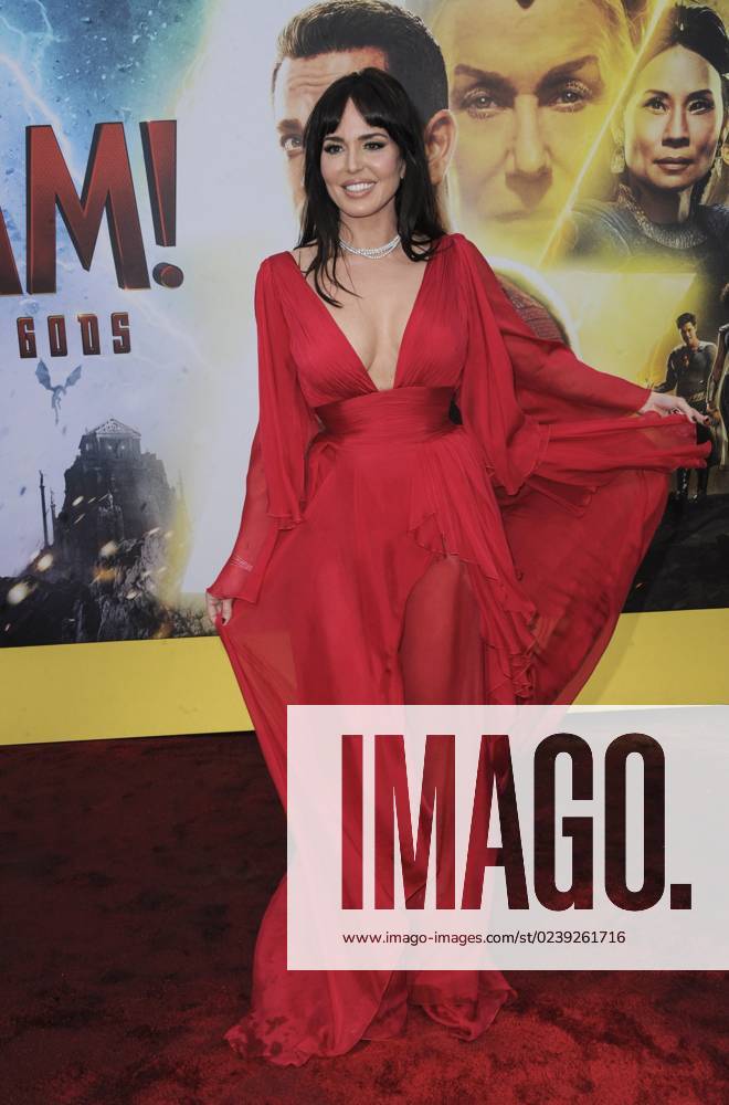 Marta Milans at arrivals for SHAZAM! FURY OF THE GODS Premiere, Regency ...