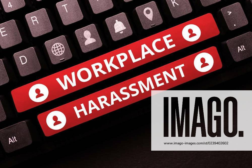 Text Showing Inspiration Workplace Harassment Conceptual Photo Different Race Gender Age Sexual 3180