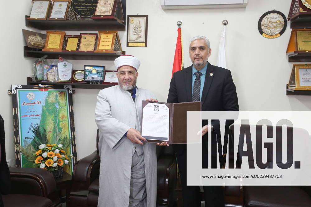 Salama Maarouf Head Of The Government Information Office Signs