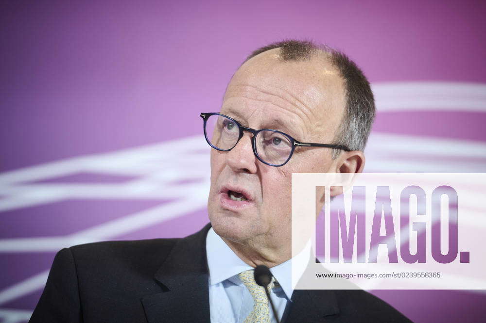 Berlin, Friedrich Merz und Alexander Dobrindt geben Pressekonferenz zur ...