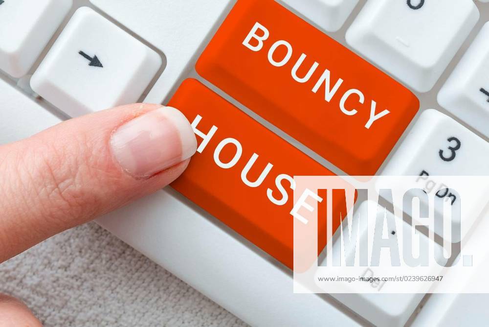 Inspiration showing sign Bouncy House. Concept meaning Automated