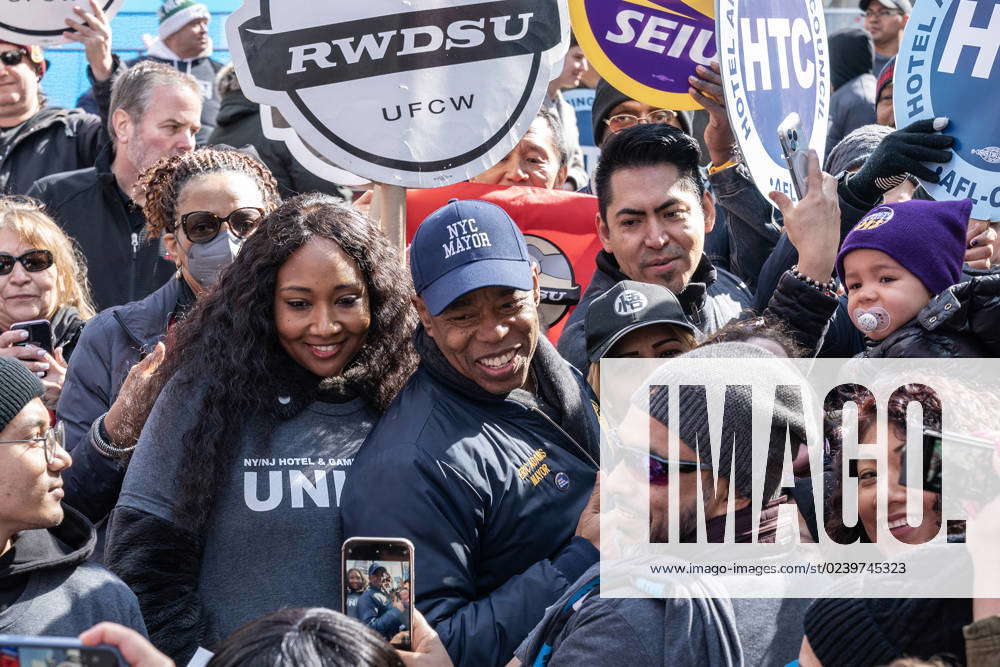 Rally Supporting New York City S Bid To Host 2024 DNC Mayor Eric Adams   M 