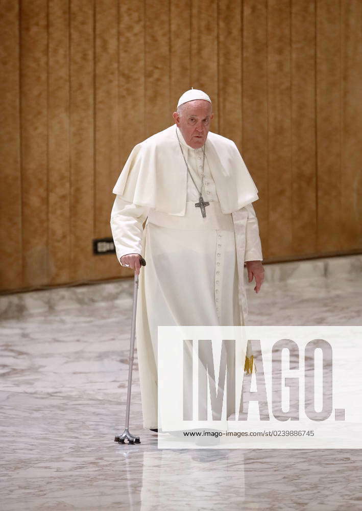 Pope Francis Presides Over The Audience To Refugee Families Through The ...