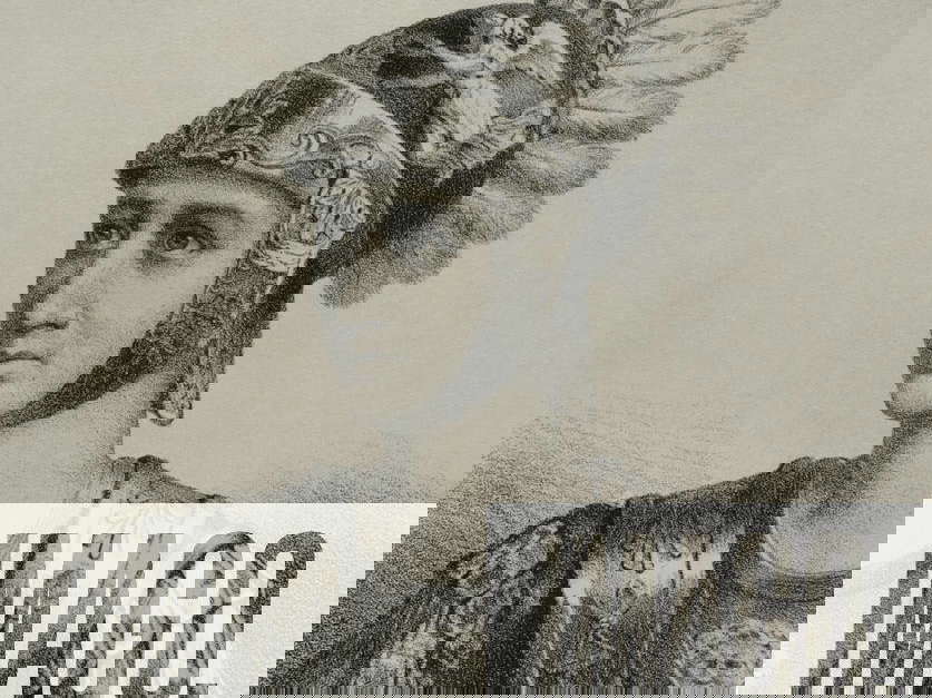 Scipio Africanus (236183 BC). Roman general and consul. Lithography