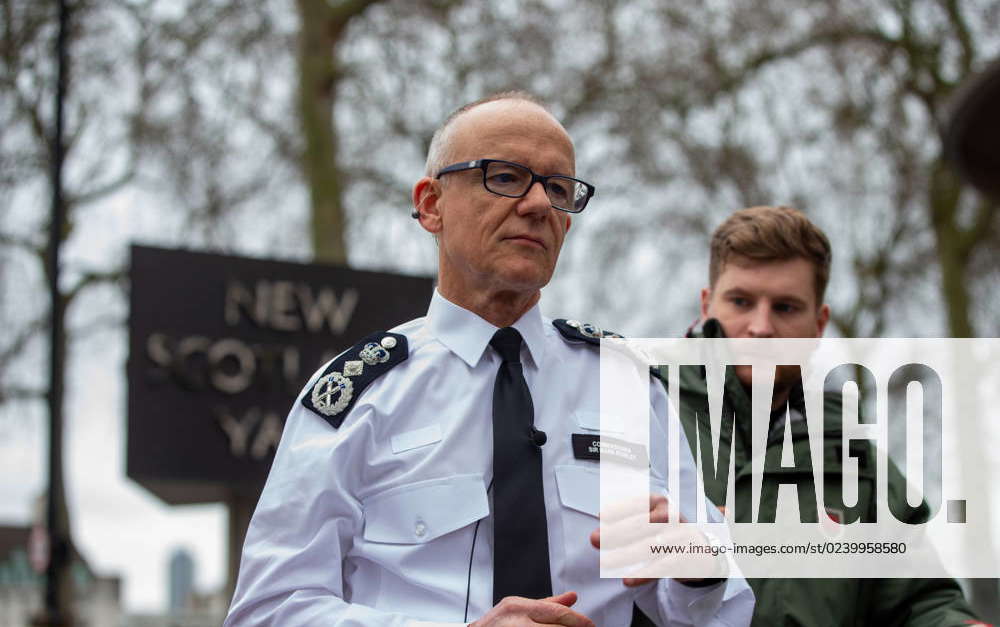 March 21, 2023, London, England, United Kingdom: Commissioner of Police ...