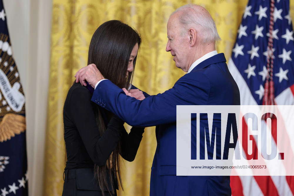 President Joe Biden Presents The Arts And Humanities Award During A