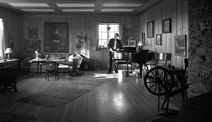 Historical photos 19530606 Composer Harald Saeverud in his home at ...