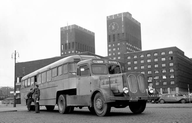 historical images OSLO 19510928 Schoyens Bilsentralers somewhat special ...