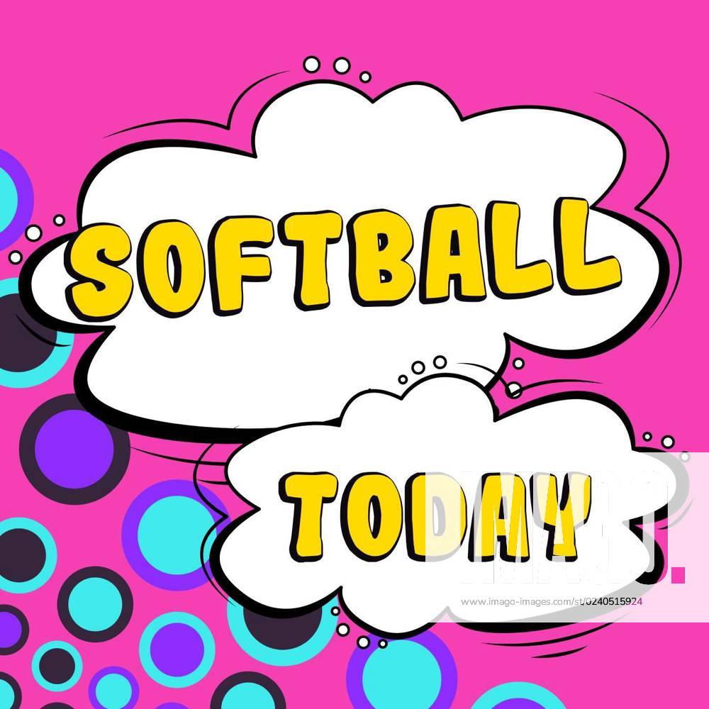 Inspiration showing sign Softball. Business overview a sport similar to