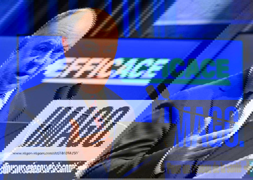 March 29, 2023, QUEBEC, PQ, Canada Quebec Health Minister Christian Dube explains a new