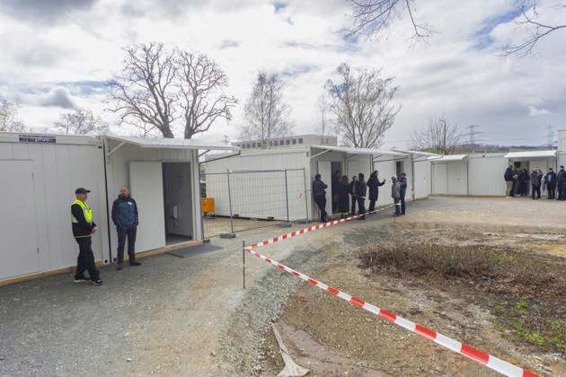 Open Day at the Sporbitz Refugee Shelter The new transitional home for ...