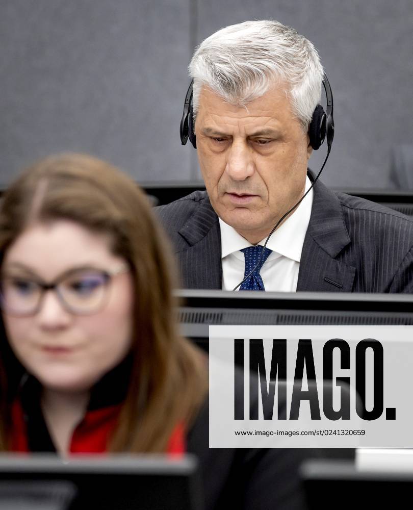 THE HAGUE - Former Kosovo president Hashim Thaci appears before the ...