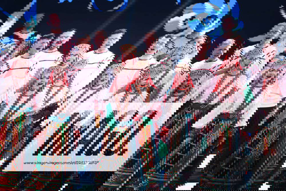 RUSSIA, MOSCOW REGION - APRIL 2, 2023: The Pyatnitsky Russian Folk ...