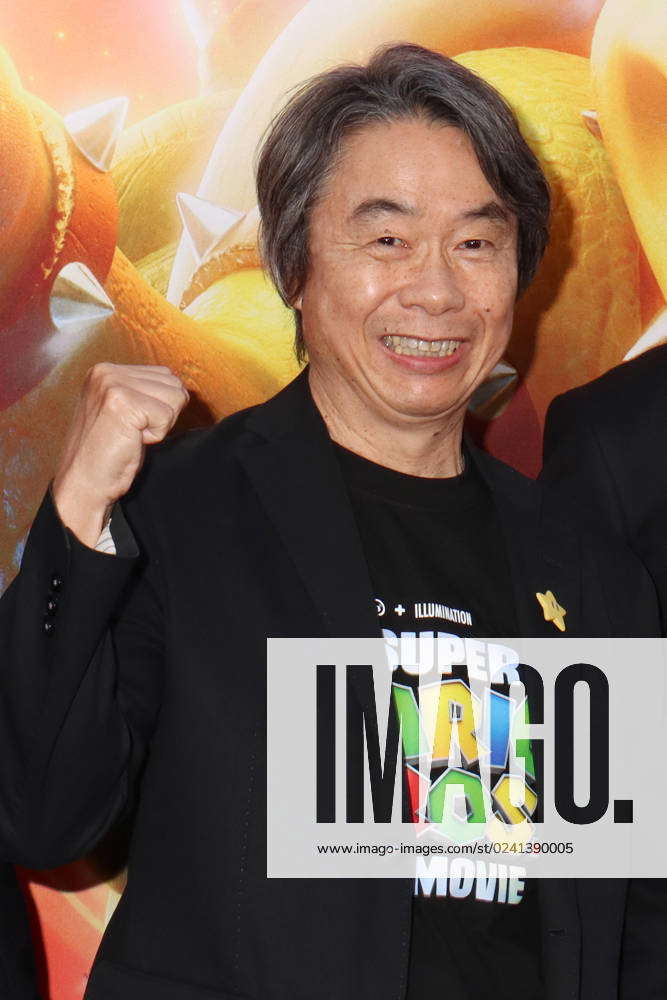 Shigeru Miyamoto 04/01/2023 The Special Screening of The Super Mario Bros,  Stock Photo, Picture And Rights Managed Image. Pic. PLX-34511-150HNW