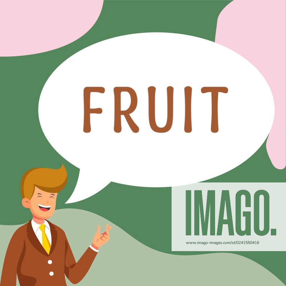 Text caption presenting Fruit. Business showcase sweet and fleshy