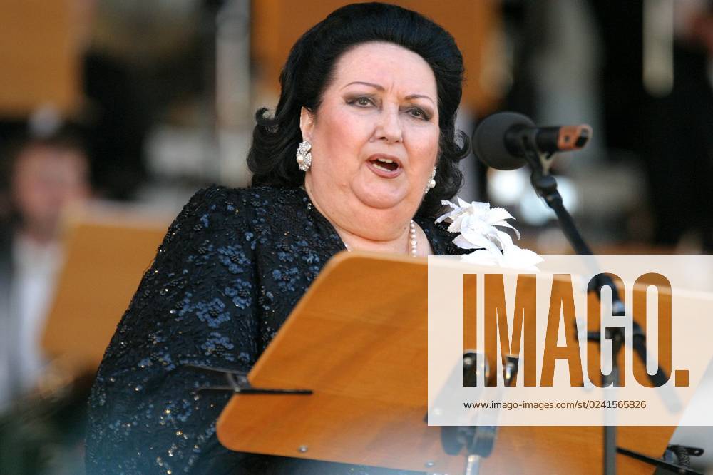 Montserrat Caballe performing live in concert at the Classic Open Air