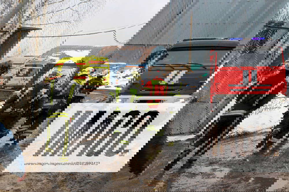 April 4, 2023, Saint Petersburg, Russia Rescuers of the Ministry of