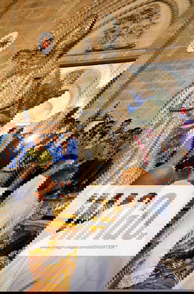 Apulia Puglia Italy. Ostuni. Festival of Saint Orontius. Procession ...