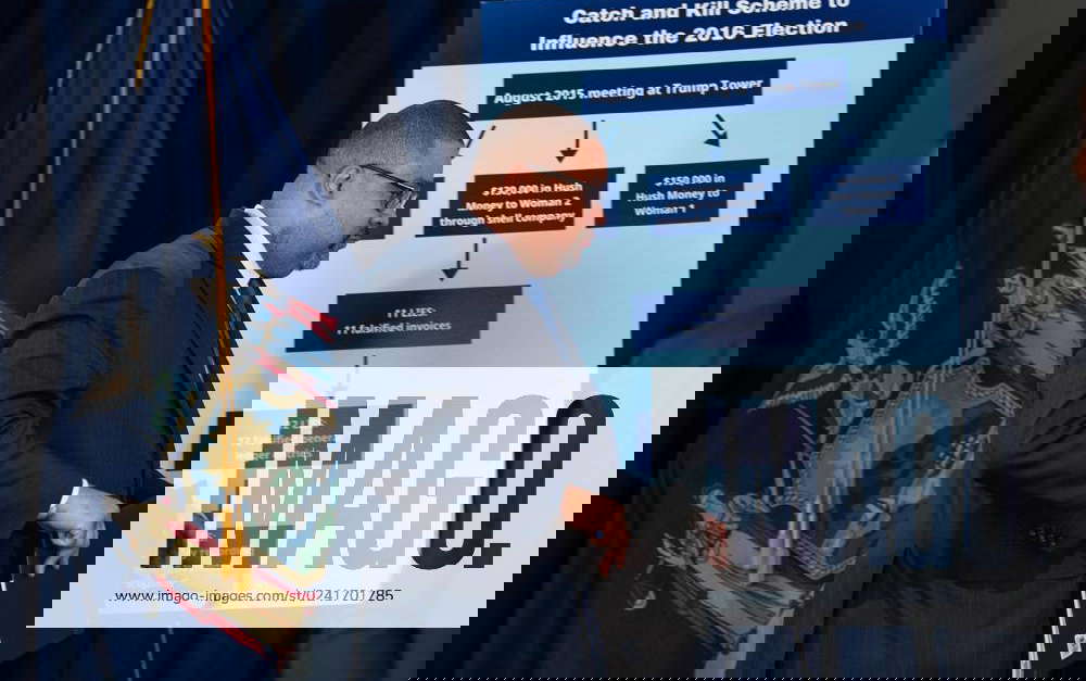 District Attorney Alvin Bragg Press Conference Following Donald Trump