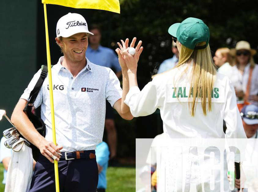 Syndication Usa Today Will Zalatoris And His Wife Caitlin High Five After Finishing On No