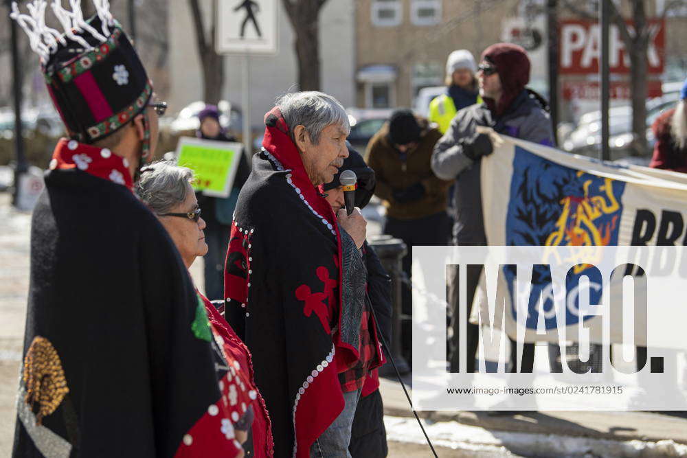 April 5, 2023, Saskatoon, SK, CAN: Wet suwet en Hereditary Chief ...