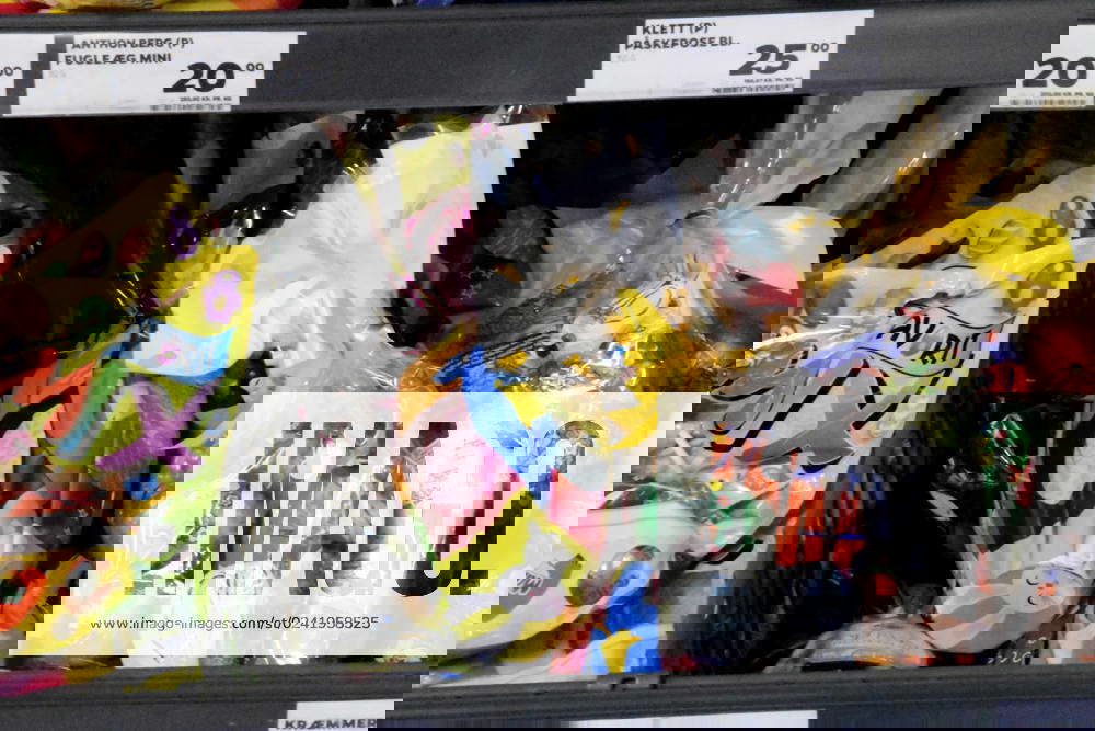 Kastrup Copenhagen Denmark 07 April 2023 Danish grocery store open on