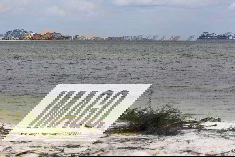 April 10, 2023, Fort Myers, Florida, USA Fort Myers Beach is seen in