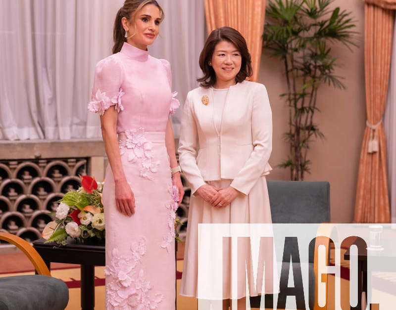 11-04-2023 Japan Queen Rania Al Abdullah in Japan in Tokyo. Y