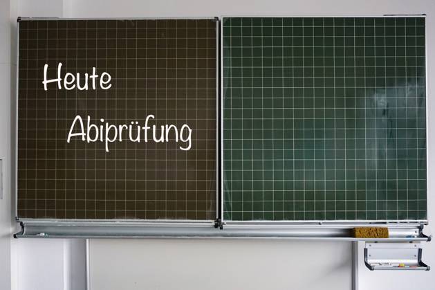 Germany 17 April 2023 In the picture On a blackboard in a school is ...