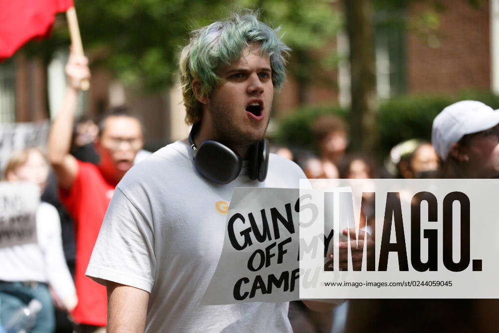 Protest Against Armed University Police At GWU Students Protest At The ...