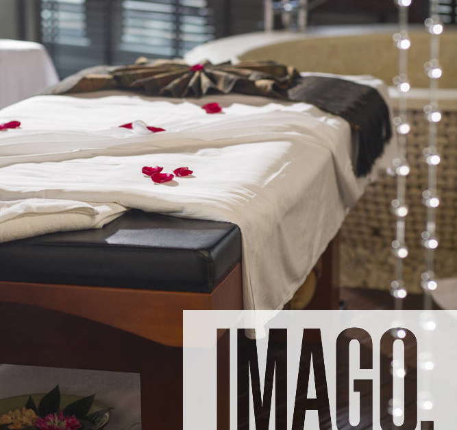 Rose petals on massage table Beijing China