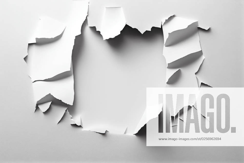 A crack in the wall, white paint peeling off, illustration Broken white