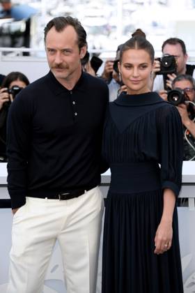 2023 Cannes Film Festival: Jude Law and Alicia Vikander at the FIREBRAND  Photocall - Tom + Lorenzo