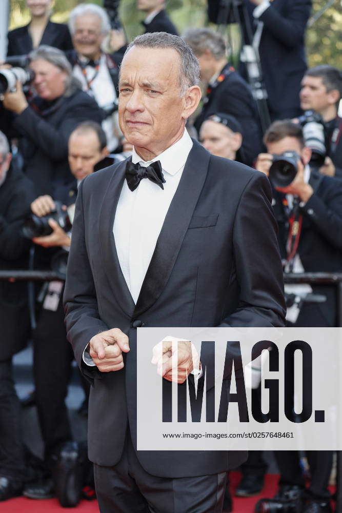 May 23, 2023 Tom Hanks attends the Asteroid City premiere during the 76th Cannes Film Festival at P