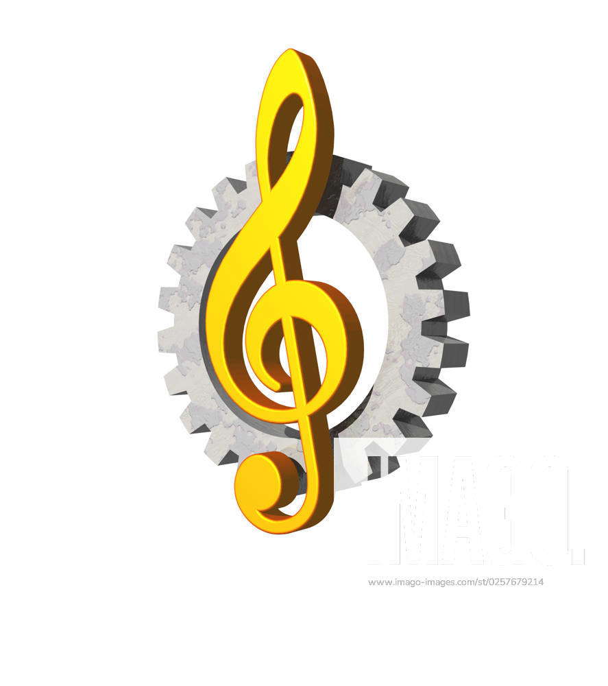 letter M music shiled logo