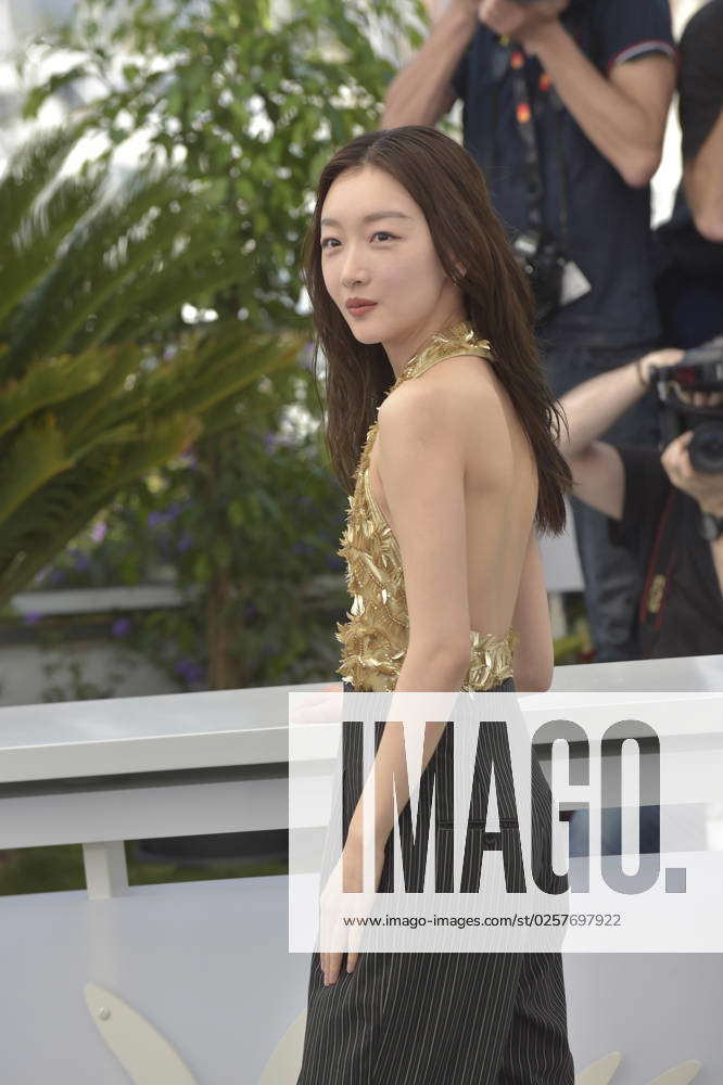 Chinese actress Dongyu Zhou at Cannes Film Festival 2023. Photocall of ...