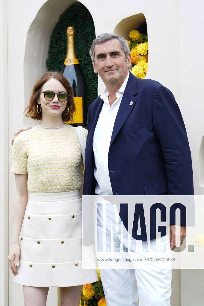 Emma Stone, Jean-Marc Gallot in attendance for Veuve Clicquot Polo