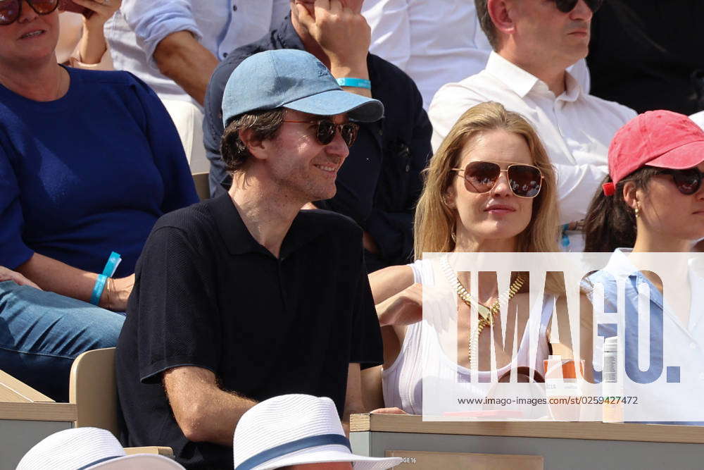 French Open - Antoine Arnault and Natalia Vodianova At The Stands Antoine  Arnault and Natalia