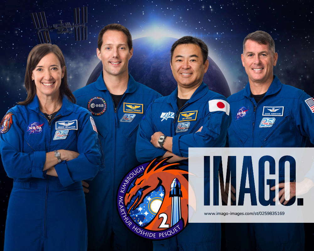 Nasa Spacex Crew-2 Group Portrait Handout - (feb. 9, 2021) --- The 