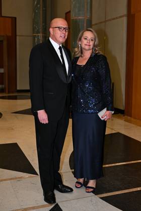 MIDWINTER BALL CANBERRA, Australian Opposition Leader Peter Dutton and ...