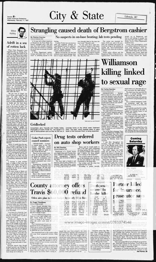 News: Austin American-Statesman Articles and Headlines Feb 11, 1987 ...