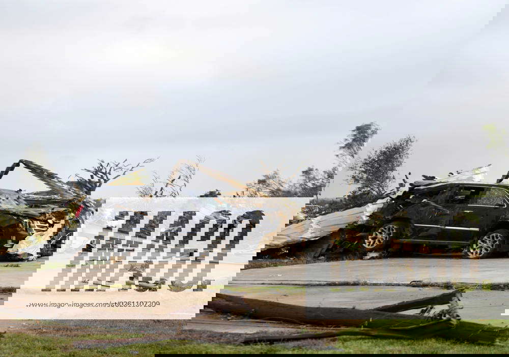 News Matador, Texas Tornado June 22, 2023; Matador, Texas, USA; A car